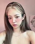 Pink Salt Shaking Modeling Pack applied straight from the pouch onto the face, then wiped away with a cotton pad